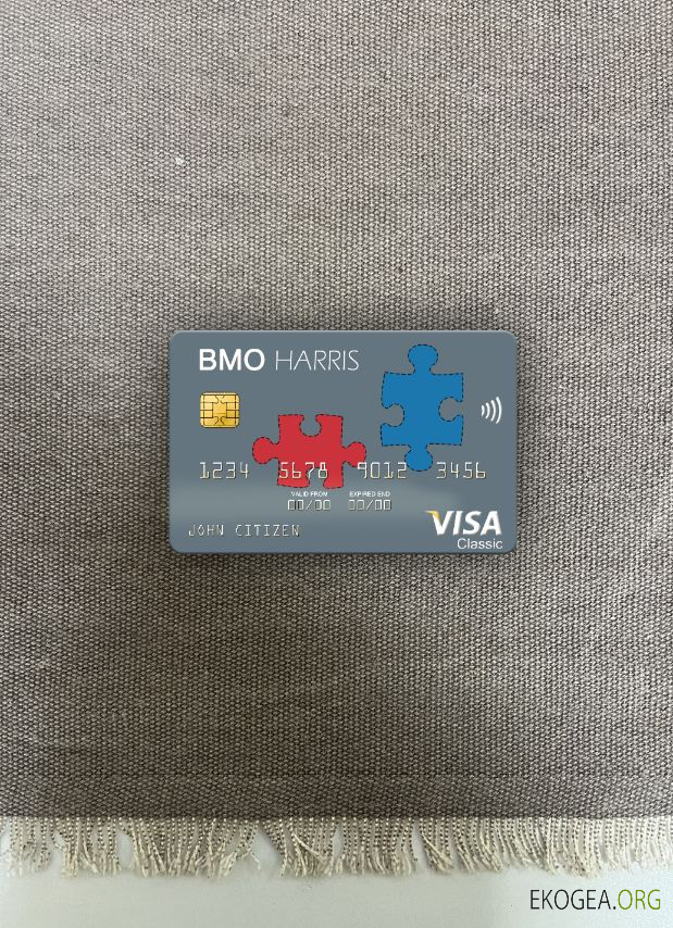 USA BMO Harris Bank carte visa photolook avant